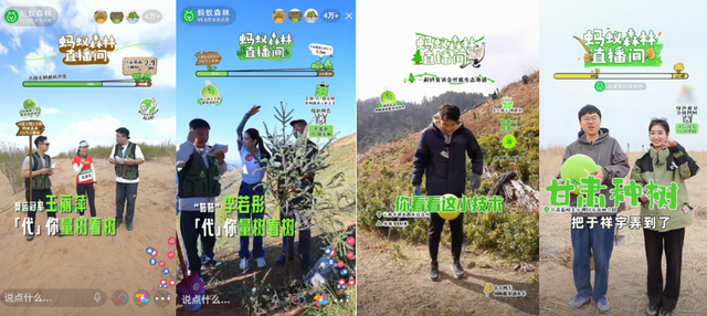 看见直播间里种树，年轻人就走不动道了