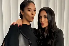 科比20岁大女儿：身高1.8米和卡戴珊同框不输，从240斤瘦到150斤图片