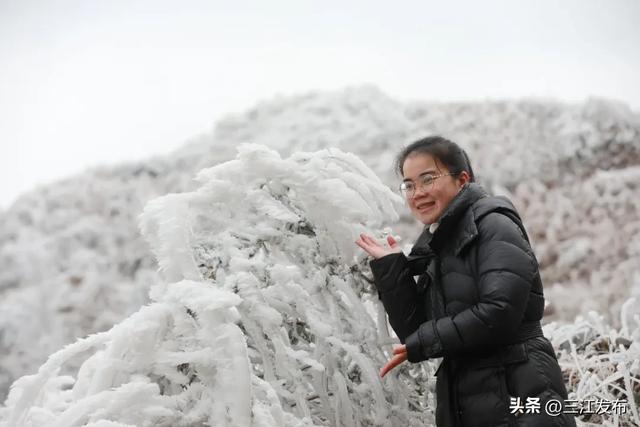 寒潮“炫技”成功！三江这地方浪漫值拉满