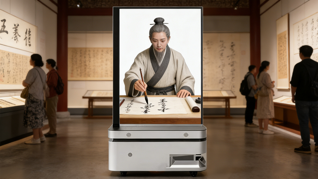 景区博物馆最新应用：历史IP复活，移动数字人互动屏打造文旅爆款