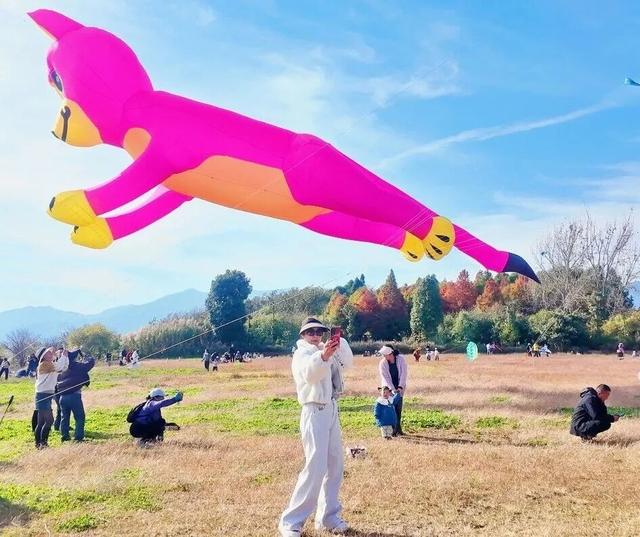 风筝舞蓝天 文旅添新趣——抚仙湖畔风筝秀解锁澄江旅居新体验