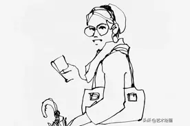 人物速写——线条不在多图片