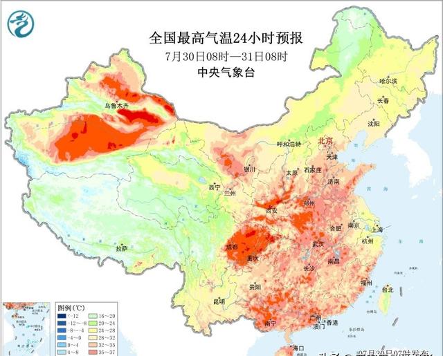 山东省！明天7月31号，新一轮降雨中心已定，大雨暴雨分布如下！