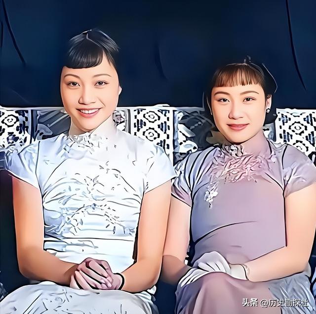戴笠与胡蝶的真实影像，胡蝶美艳摄人心魄，戴笠面容冷峻不怒自威