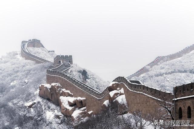 北京八达岭长城上空突现“太阳雪”，你见过吗？