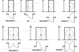 门的图例画法图片