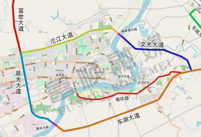 【川南F4】豆花之城千年富顺的环城路和二环路