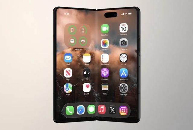 苹果折叠iPhone规格6大细节曝光！四镜头和Touch ID挑战轻薄设计