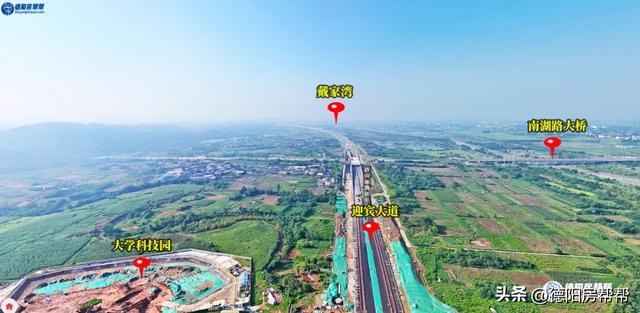 国际大都市——德阳；无缝接壤广汉，直接包裹黄许