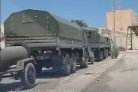 俄军突然下场，非洲战局失控？战车登陆利比亚，看美雇佣兵敢妄动图片