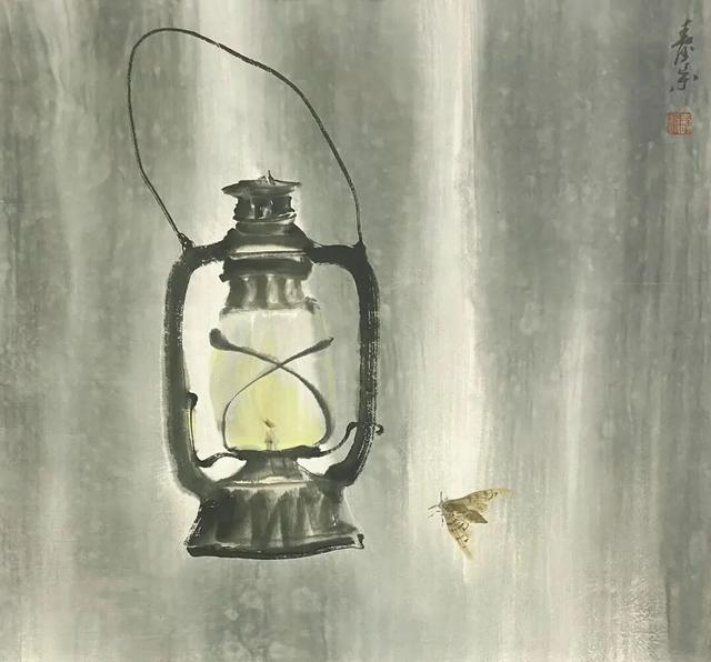 一组充满生活气息的水墨小品画，勾起了多少人的回忆