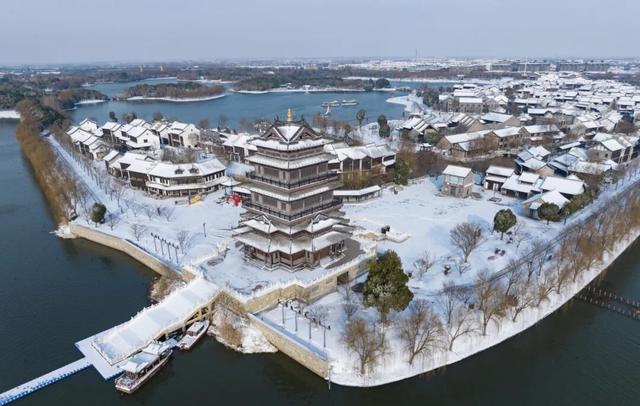 雪后的盐都，每一帧都是壁纸