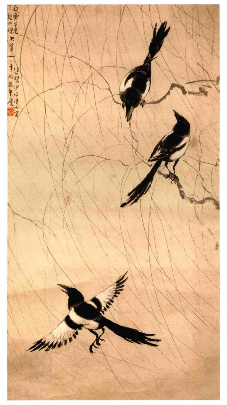 沈巍记156：沈巍一眼看出，徐悲鸿的四喜图符合鼓励生宝宝的政策