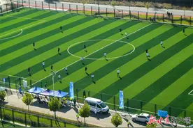 2024年全国青少年足球U15男子组甘肃邀请赛开赛图片