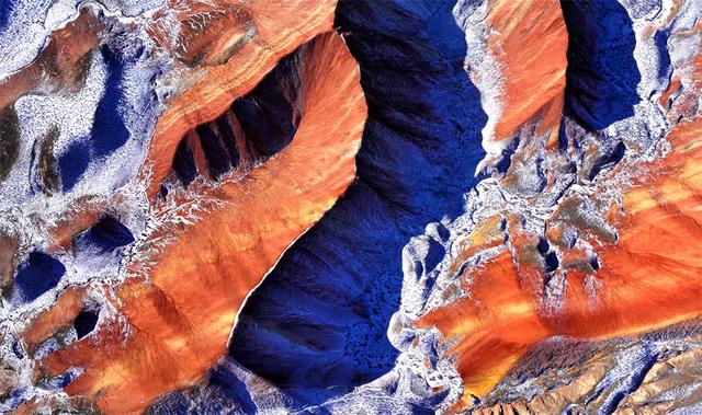 随拍！七彩丹霞冬景之美