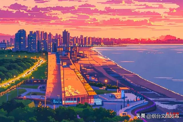 【乐游烟台】像素风烟台黄渤海新区，带你重回1990！