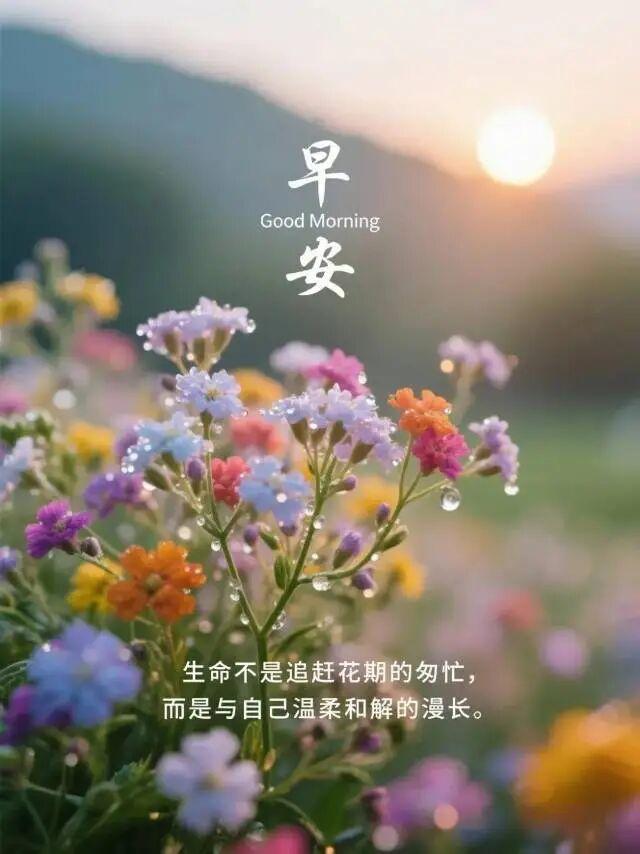 早安正能量励志句子 新的一天 请保持微笑，张开双手迎接美好的一天