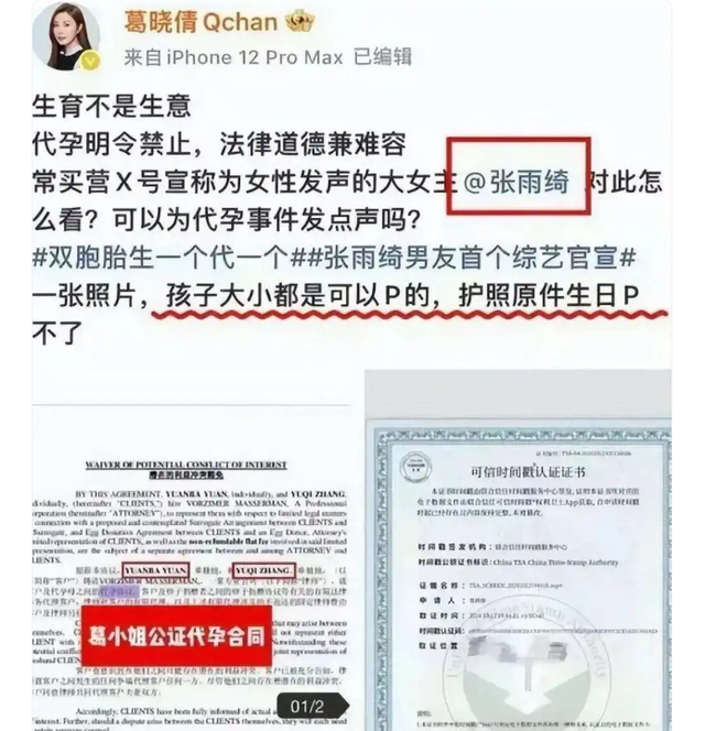张雨绮大翻车！疑似代孕生子当小三，699不够买袜子，春晚遭抵制