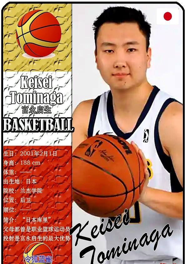 球星卡（2025男篮亚洲杯）：日本男篮10人一览