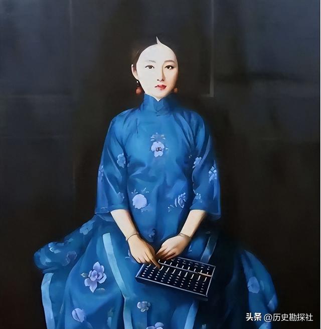这就是陕西女首富周莹的样貌，并非演员扮演，货真价实的珍贵画像
