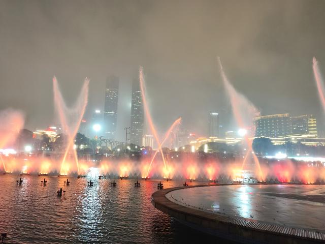 江西五日自由行：秋水广场音乐喷泉 · 亚洲之最的视觉盛宴