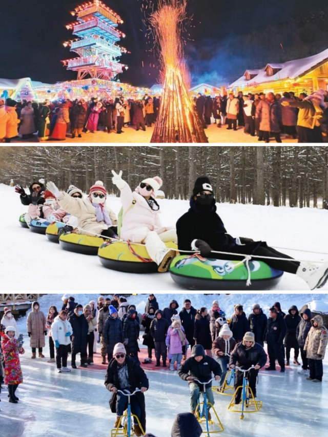 【千城万屏·岭上兴安】雪国童话已上线！来兴安盟，解锁“冰与火”的极致浪漫！