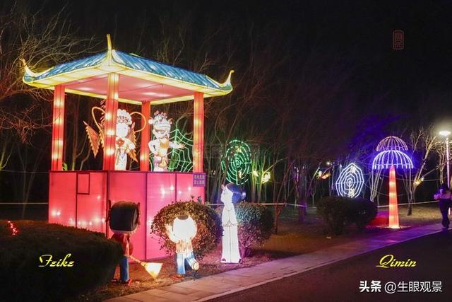 影记 | 春节临淄太公湖花灯展，景观都在这儿（下）