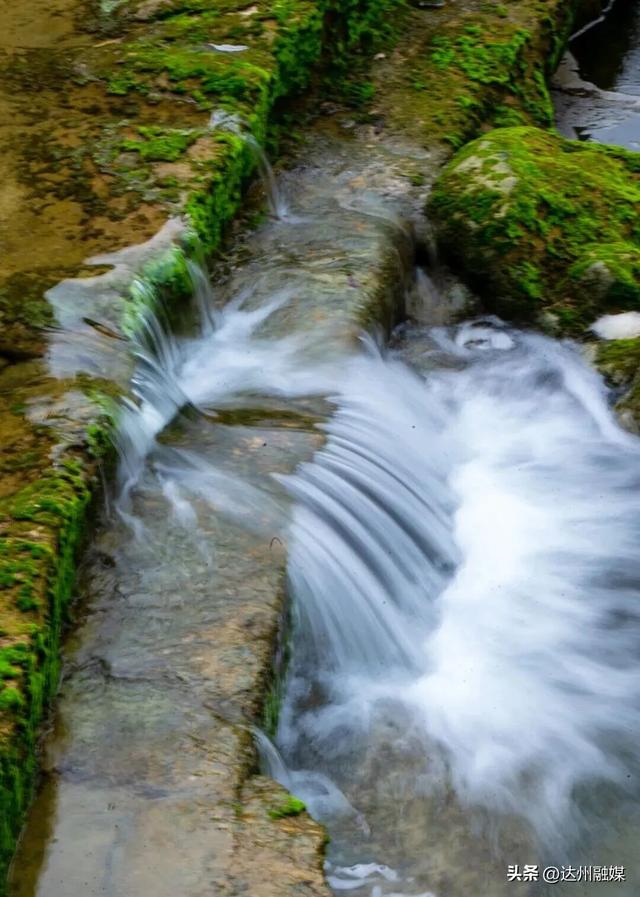 渠县賨人谷的秋天“水”醒啦，去解锁川东小九寨！