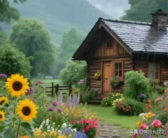 从那座山峰上下来，越走越远，再也找不到回去的路