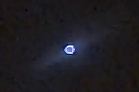 美国加州沙漠拍到UFO盘旋15分钟，六边形光环空中变形为圆形图片