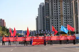 石家庄地铁4号线一期工程新客运总站首桩顺利施工图片