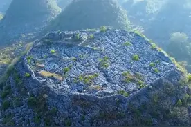 贵州发现一座断头山，凭空消失的山头去了哪里，是史前文明吗图片