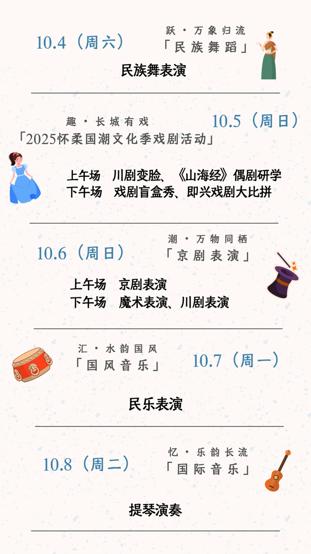 长城生活集演出及研学活动指南来了→