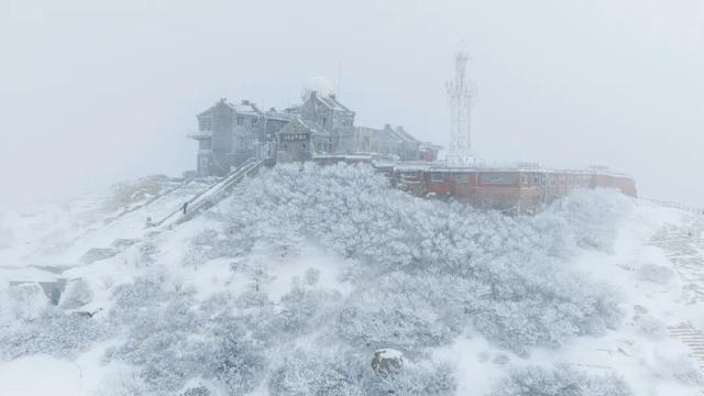 美到失语！雪后泰山限定风景，仿佛天宫坠落人间！