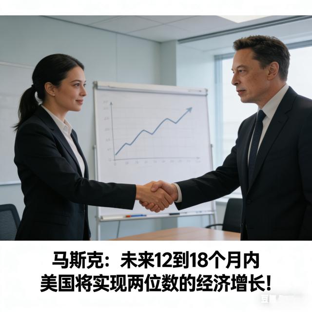 马斯克：未来12到18个月内 美国将实现两位数的经济增长！