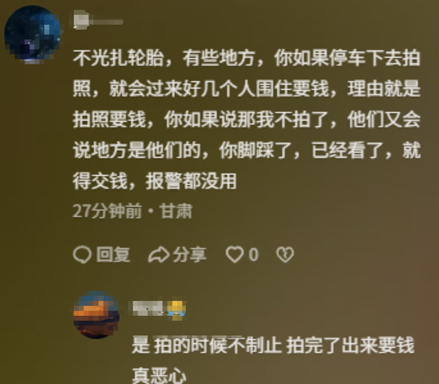 博主青甘环线被扎胎！一胎三十个钉，警方介入，更多内幕曝光