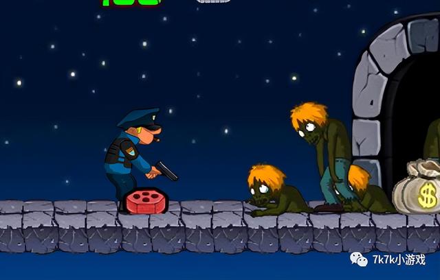 童年神作（五）：超级经典的打僵尸游戏——警察大战僵尸