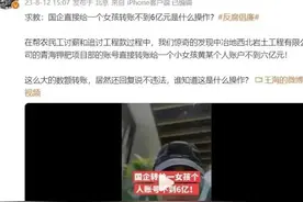 骇人听闻：大瓜了！国企转给小女孩私账6个亿，什么操作？图片