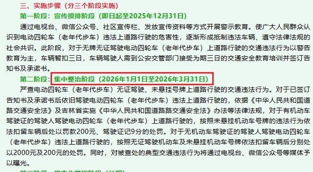 2026年1月1日起，这3类电动车将禁止上路，违规停放充电也会罚款