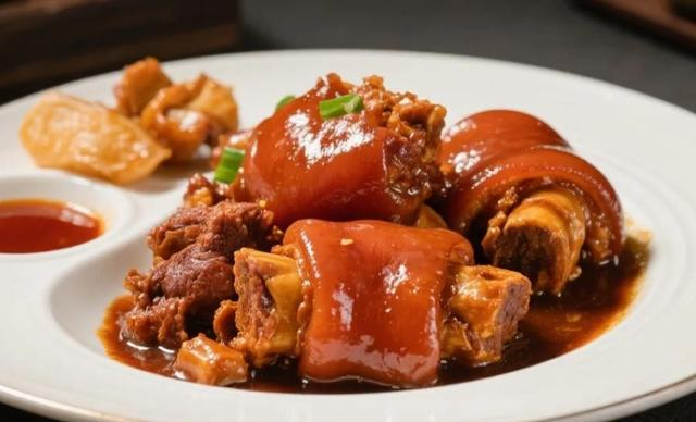 在家做红酒焖猪蹄，小火慢炖超入味，吃着比饭店香！