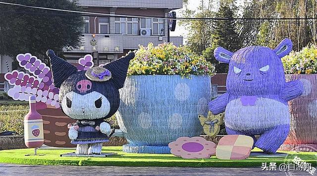 桃园仙草嘉年华「紫邀你」「酷洛米」主题装置穿梭浪漫紫色花海