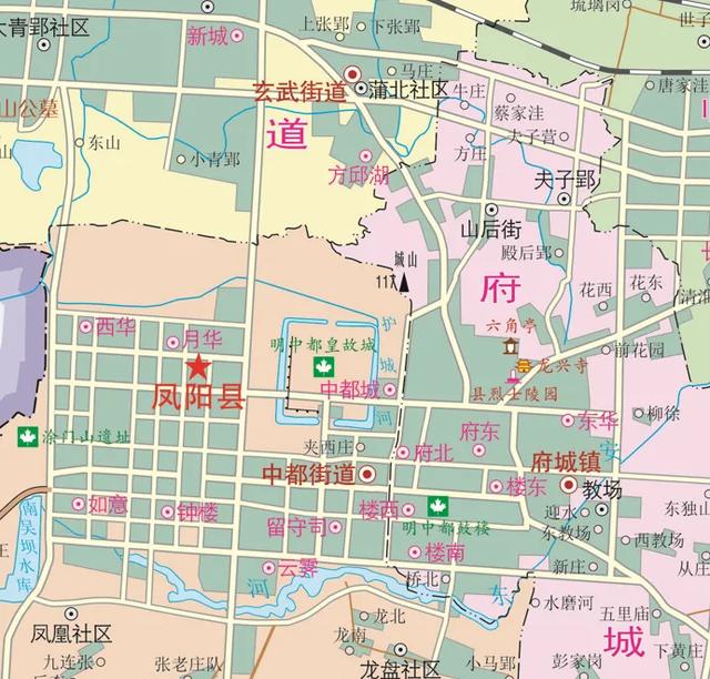 安徽凤阳县离蚌埠近，有小岗村和明皇陵，还有明中都鼓楼