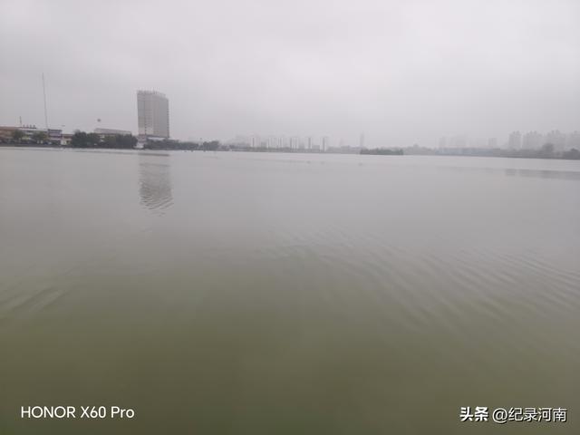 七上八下全国文明城市柘城县迎来汛期，晨练国家湿地公园榕湖发现