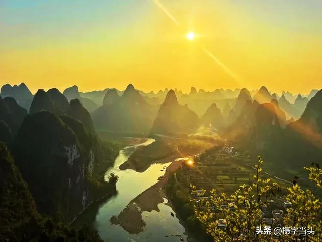 徒步漓江精华段——阳堤大桥头-兴坪古镇