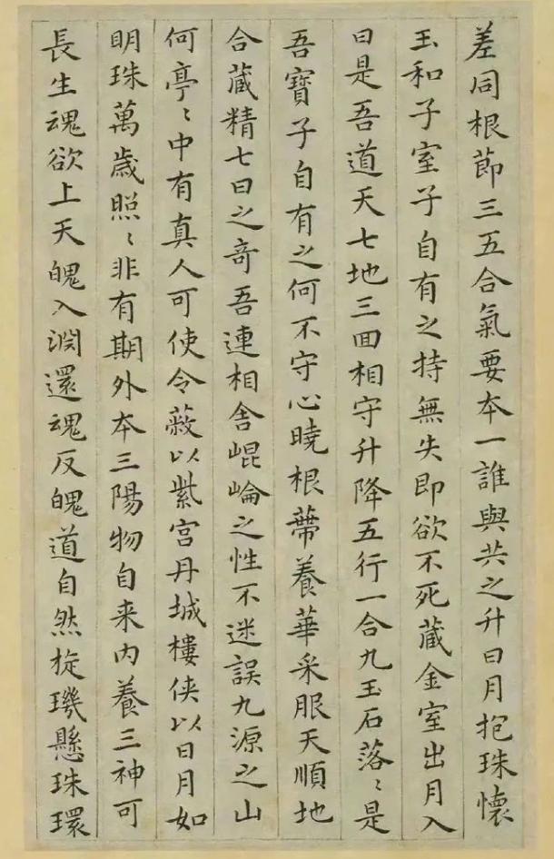 看看祝枝山51岁写的小楷，直逼王羲之，文徵明、唐伯虎远不及也！
