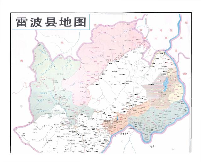 四川省雷波县历史沿革及行政区划