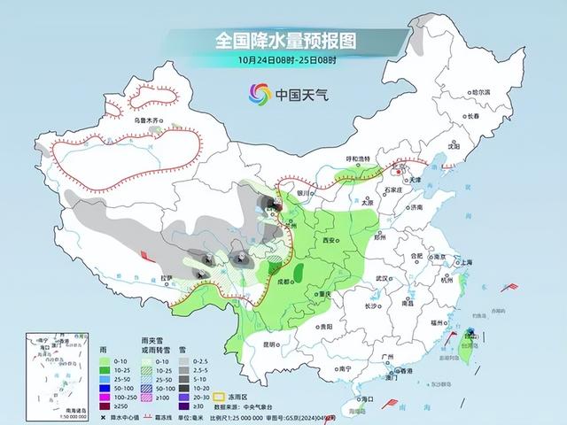 甘肃局地有大雪或暴雪，这些路段有积雪或结冰风险！