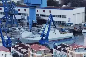 兔版“维斯比”护卫舰：采用隐形化的设计，舰炮和雷达造型是亮点图片