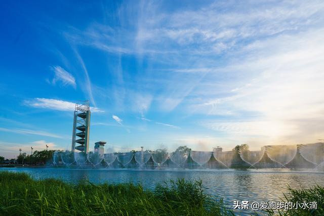 北京奥林匹克公园音乐喷泉：水舞光影的视觉盛宴