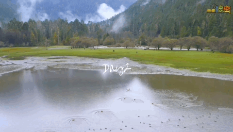 秘境波密：冰川闪耀杉林如画湖景醉人